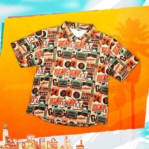 San Francisco Giants 2024 "BEAT LA"  Aloha Shirt Los Angeles Dodgers 6/29/24 - M